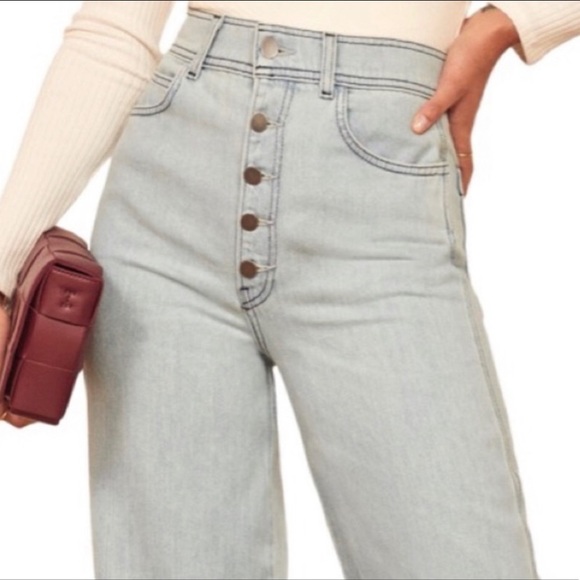 Reformation Olive wide leg jeans - Picture 2 of 10